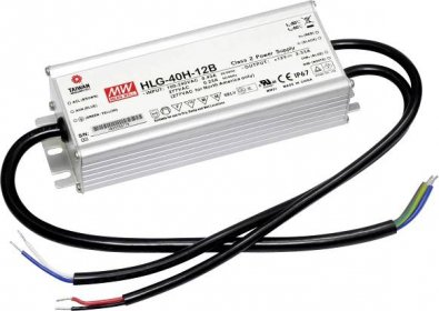 Mean Well HLG-40H-12B LED driver, napájecí zdroj pro LED konstantní napětí, konstantní proud 39 W 3.33 A 7.2 - 12 V/DC stmívatelný, PFC spínací obvod , ochrana