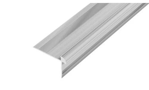 Acara schodová lišta stříbro AP44/1 20x42 mm 5 mm 2,5 m