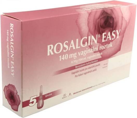 Rosalgin Easy 140mg 5 vaginálních roztoků
