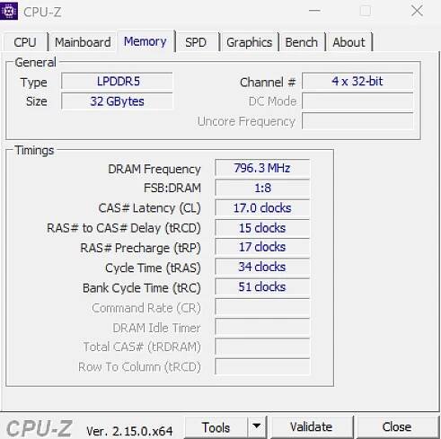 GPD Win Max 2 CPU-Z 4.