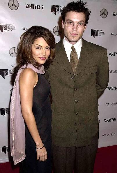 Vanessa Marcil & Brian Austin Green during Kevin Spacey Party to the Residents of The Motion Picture & Television Fund's Retirement Community 