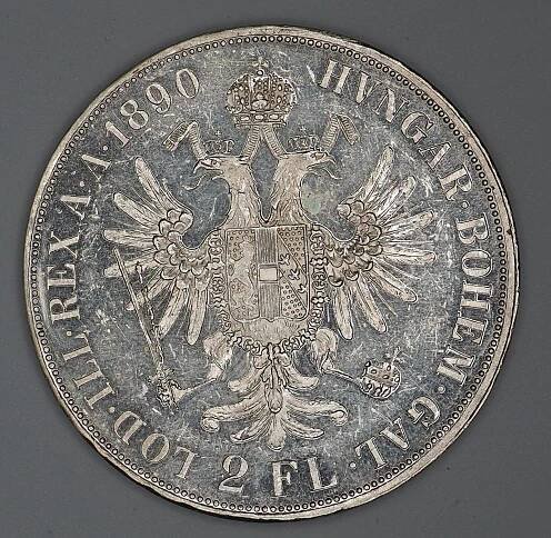 2 ZLATNÍK 1890 - krásný sbírkový kus! R!     - Numismatika