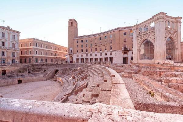 Lecce roman Amphitheatre - stop-over of Road Trip in Salento