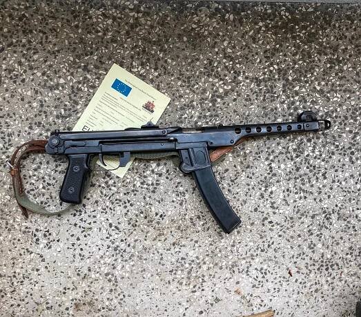 ZNEHODNOCENÝ PPS-43 SUDAJEV-WW2, SSSR, SAMOPAL - Sběratelské zbraně