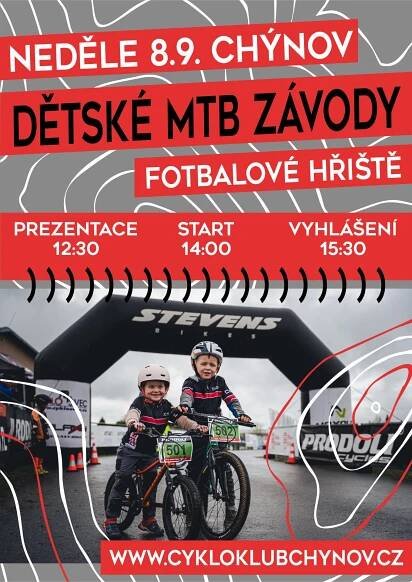 Dětské MTB závody :: Cykloklub Chýnov z.s.
