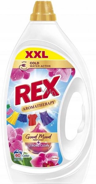 Rex Aromatherapy Orchid Color XXL prací gel na barevné oblečení 60 dávek 2,