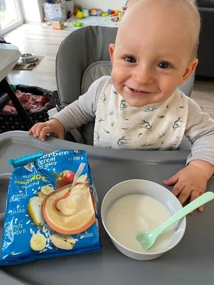 Recenze GERBER Cereal mléčné kaše ovocné na dobrou noc - Recenze/hodnocení - Modrý koník