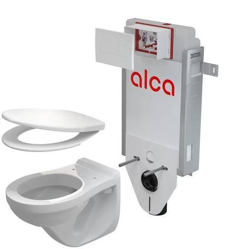 WC sada Set 5v1 pro závěsné WC Alca Renovmodul AM115/1000 (M1710) WC Alca