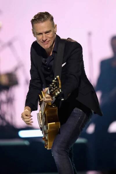 Bryan Adams performing at the Invictus Games closing ceremony.