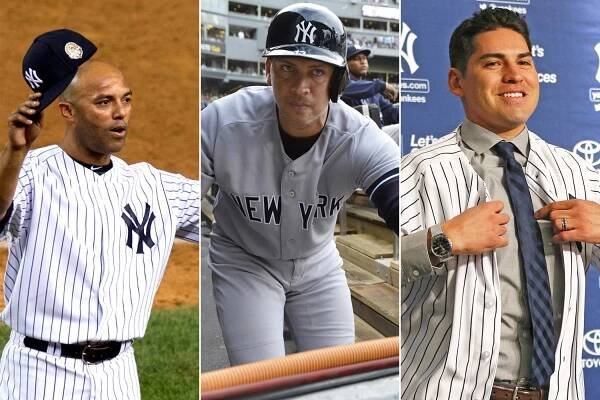 Mariano Rivera, Alex Rodriguez, Jacoby Ellsbury