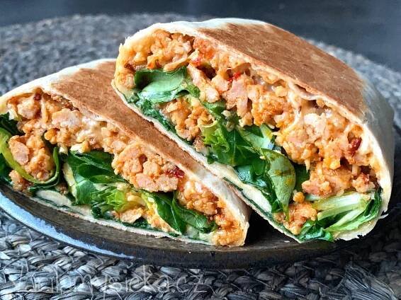 Krůtí wrap po řecku - vařilamyšička.cz