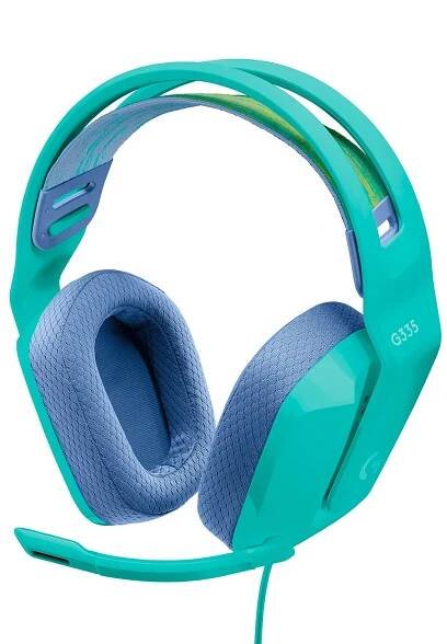 Amazon.com: Logitech G335 Wired Gaming Headset, with Flip to Mute  Microphone, 3.5mm Audio Jack, Memory Foam Earpads, Lightweight, Compatible  with PC, PlayStation, Xbox, Nintendo Switch – Mint : Video Games
