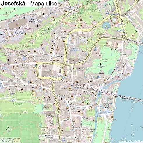 Josefská - mapy | Kurzy.cz