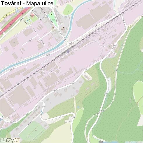 Tovární - mapy | Kurzy.cz