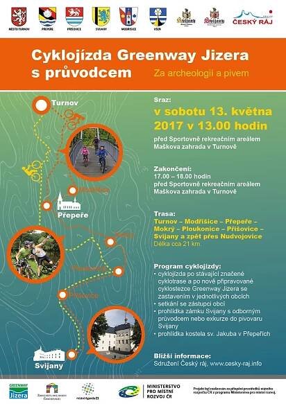 CYKLOJÍZDA GREENWAY JIZERA S PRŮVODCEM - Turnovsko v akci