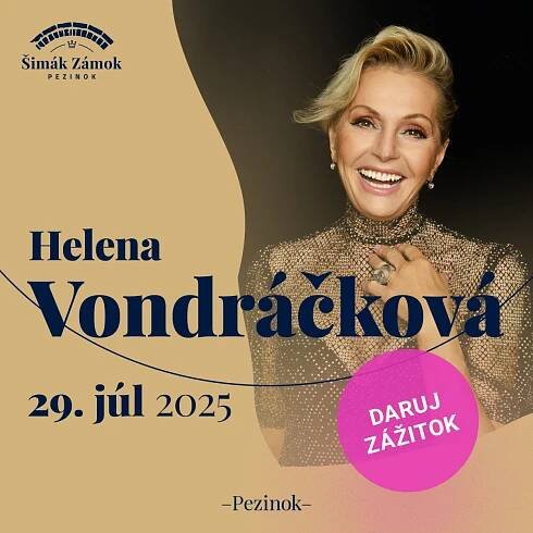 Helena Vondráčková na zámku - 60 rokov na scéne
