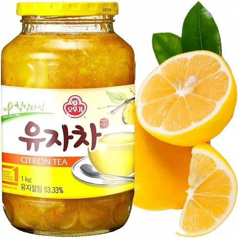 Korejský Čaj čaj Hřejivá Zavařenina Citron Tea 1 kg OTTOGI