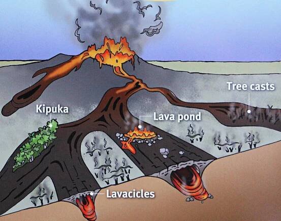 Creations of the Undara lava tubes, 190,000 years ago