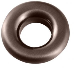 Scudo Brushed Bronze Round Basin Overflow Cover