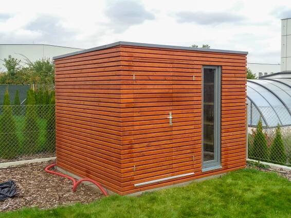 Zahradní domek 3x2,5 m - Praha - Realizace dřevostaveb | NATURLIVING®