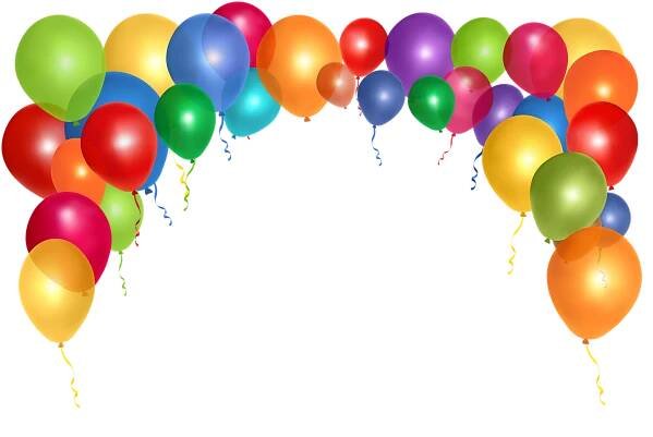 Preview of Party Balloons Background clipart