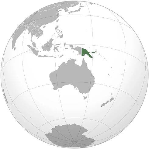 Papua New Guinea (orthographic projection).svg