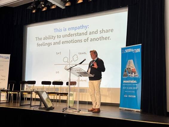 Ian Sinclair's presentation at the Annual JAS Quebec Conference on Healthcare Design, June 4th, 2025 - Kasian
