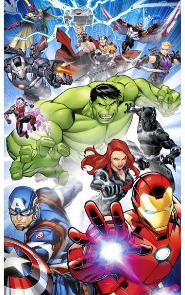 Komar Vliesová fototapeta Marvel Avengers Protect 150 x 250 cm