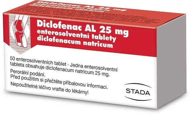 Diclofenac AL 25 mg 50 tablet