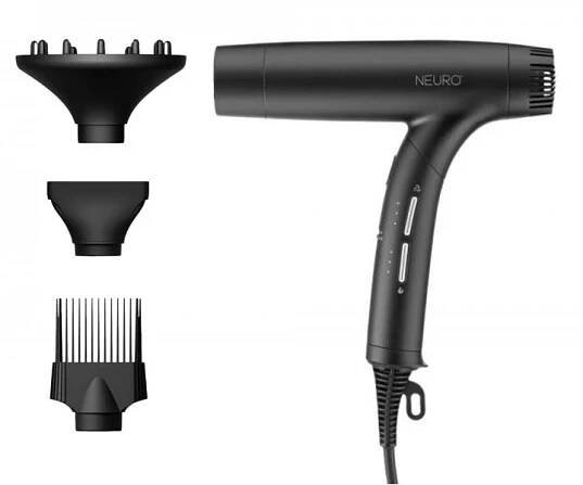 Profesionální skládací fén na vlasy Paul Mitchell Neuro Dry+ - 1600 W, černý