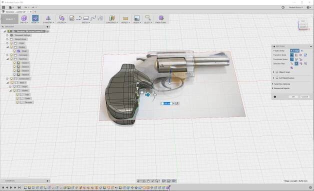 Fusion 360 módulo Sculpt