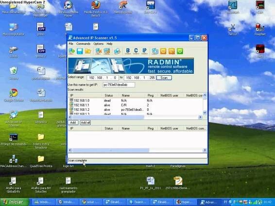 Usando Advanced IP Scanner