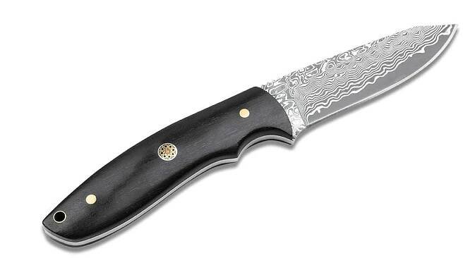Damaškový nůž Boker Magnum Vernery pevný nůž lovecký eben - 02SC018DAM