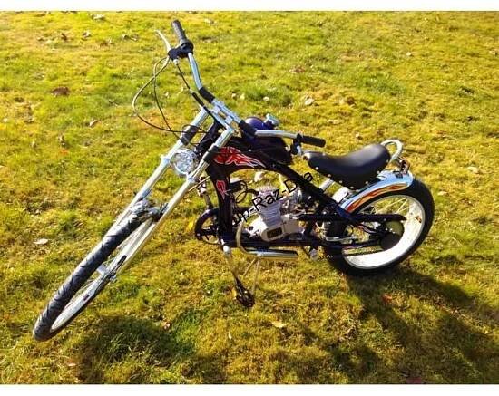 Moto kolo Chopper 80cc red