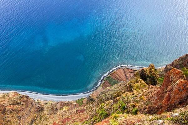 Vyhlídka a útes Cabo Girao - Madeira