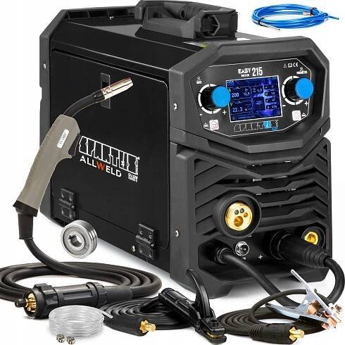 SVAŘOVACÍ POLOAUTOMAT SPARTUS EASY MIG 215 MMA TIG 230V 200A 3V1 SYNERGIE