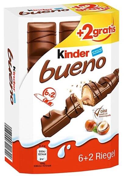 Kinder bueno 8 ks 172 g