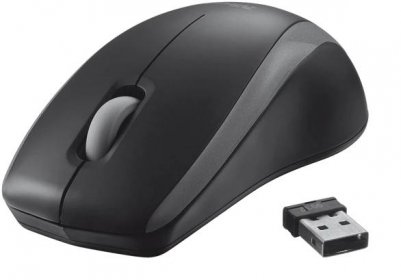 Myš Trust Carve Wireless / optická / 3 tlačítka / 800dpi - černá