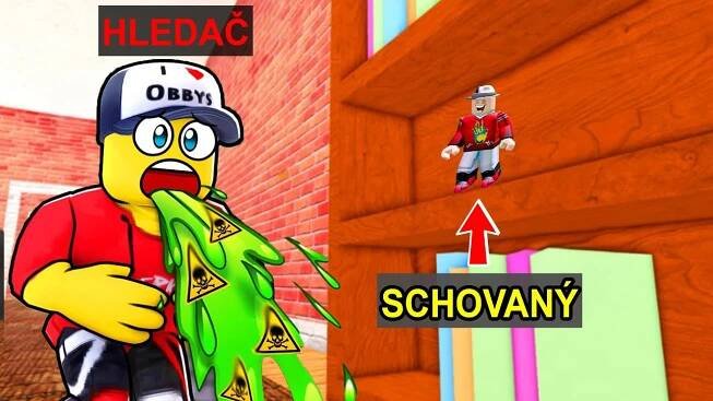 ROBLOX SCHOVKA, ale POUŽÍVÁM TROLLING NA HLEDAČE! (Roblox Troll & Seek) w/ @RiZiPlaysTV