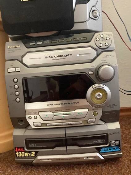 Hi-fi věž panasonic SA-AK47  - TV, audio, video