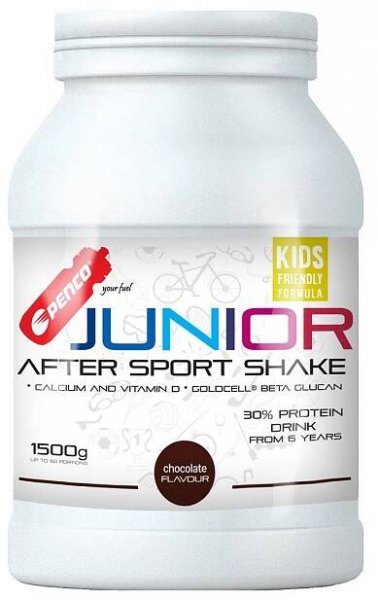 Regenerační nápoj pro juniory JUNIOR AFTER SPORT SHAKE 1500g Choco | REGENERAČNÍ NÁPOJE PRO JUNIORY | PENCO spol. s r.o.