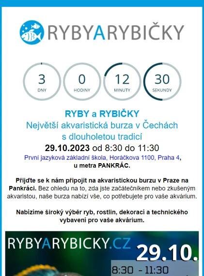 _  Akvaristická burza  Praha/Pankrác  - 29.10.2023