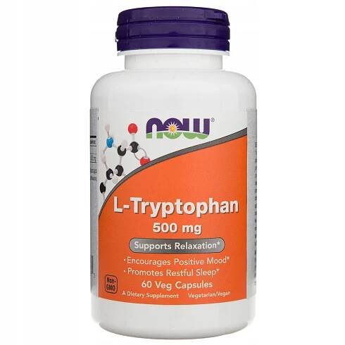 Now Foods L-Tryptofan 500 mg – 60 kapslí
