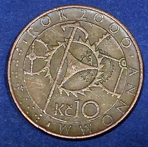 10 Kč 2000 - Milénium (orloj) - Numismatika