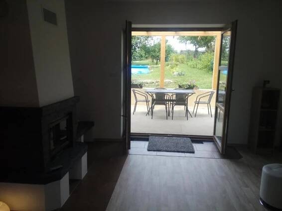 Posezení v ubytování Apartment Těchov
