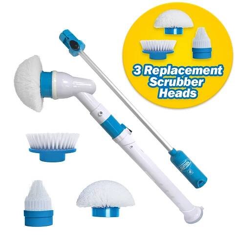 Hurricane Spin Scrubber + Replacement Heads