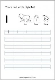 Kindergarten Alphabet Worksheets - Free Printable Alphabet Worksheets - Alphabet Writing Worksheets - Lowercase/Small Letter l
