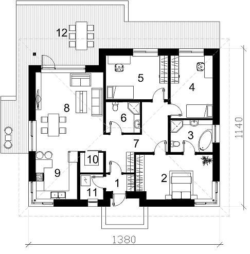 House Plan Elzė | E namai