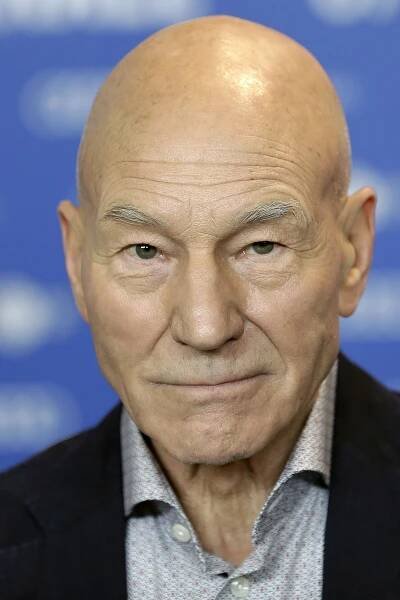 Close-Up Photo Of Patrick Stewart Wallpaper