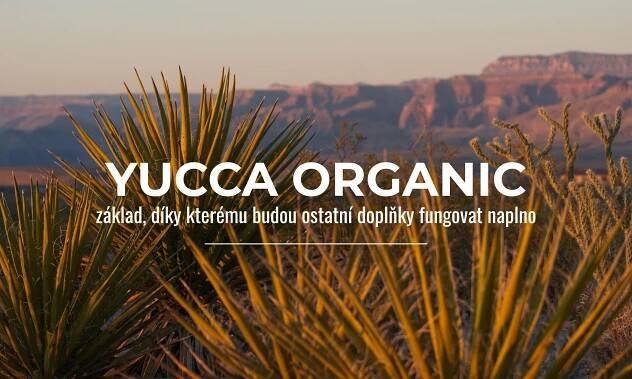 Yucca Organic – spouštěč účinku ostatních doplňků